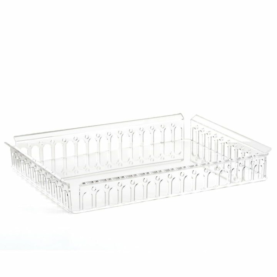 Kartell * | Fashionable Kartell Piazza Tray, 48 X 37 Cm, Clear