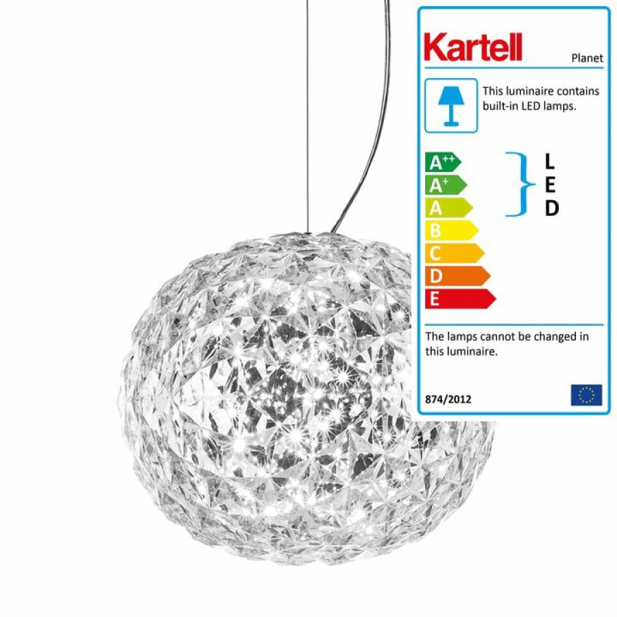 Kartell * | Outlet Sale Kartell Planet Led Pendant Lamp