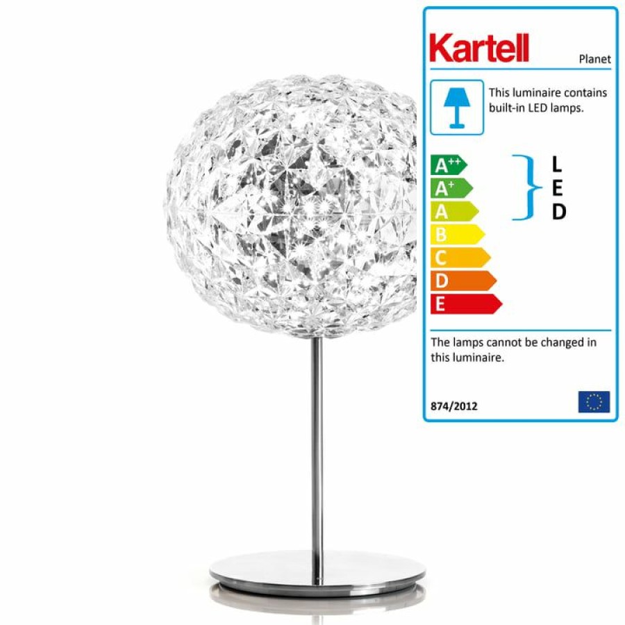 Kartell * | Online Kartell Planet Led Table Lamp With Base