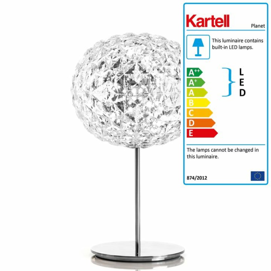 Kartell * | Typical Style Kartell Planet Led Table Lamp With Base