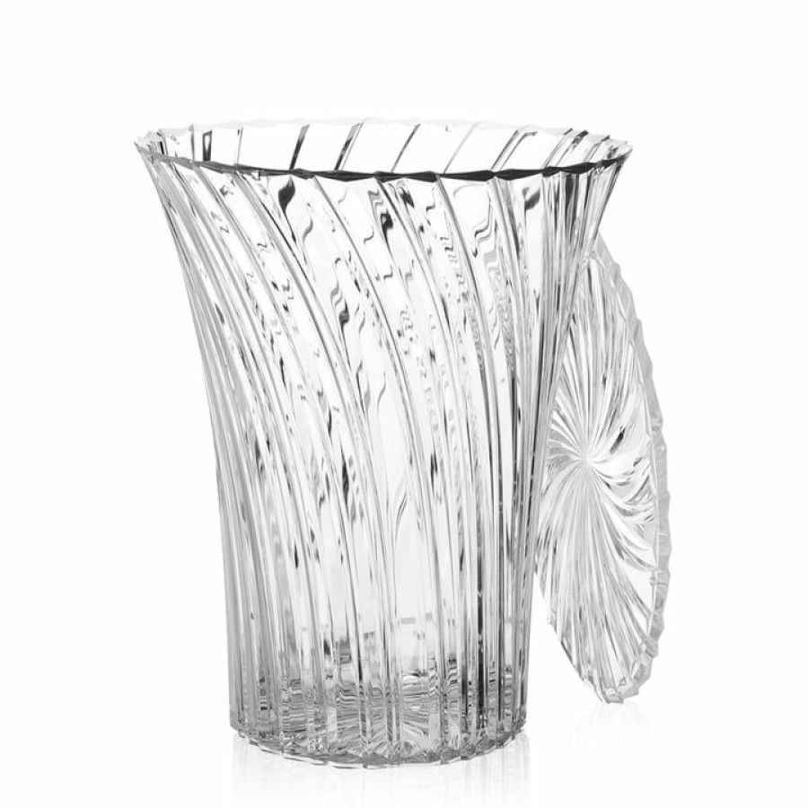 Kartell * | Outlet Sale Kartell Sparkle Stool, O 38 X H 44 Cm, Crystal Clear