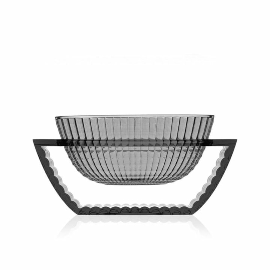 Kartell * | Best Quality Kartell U Shine Bowl, Smoke