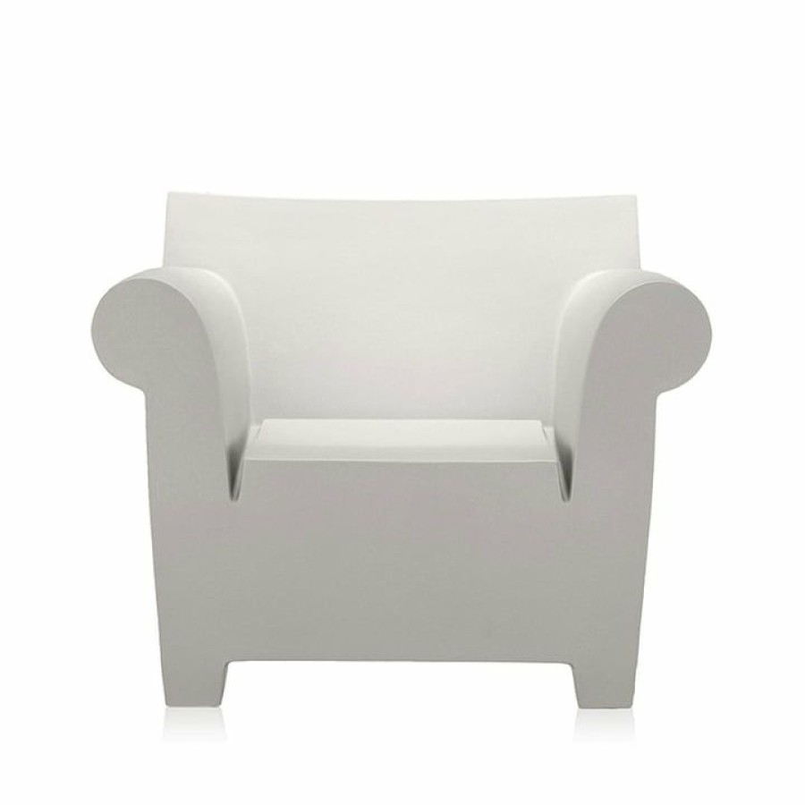 Kartell * | Online Kartell Bubble Club Armchair, Zinc White