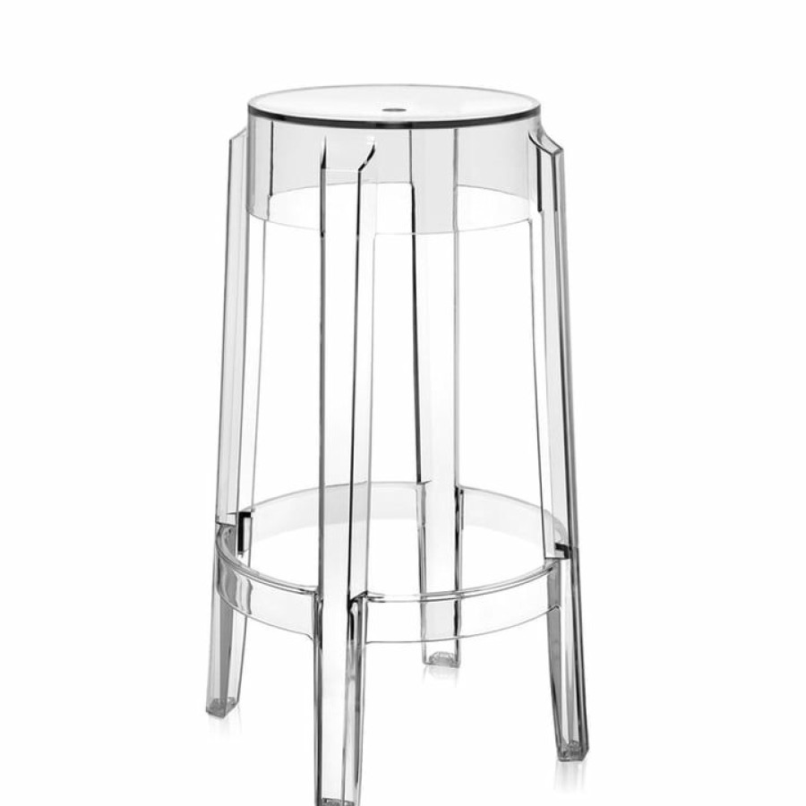 Kartell * | Typical Style Kartell Charles Ghost Stool