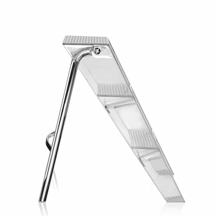 Kartell * | New Threads Kartell Upper Folding Ladder, Clear