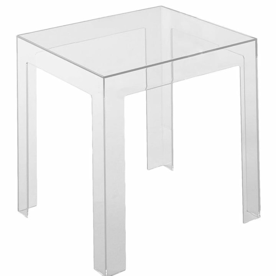 Kartell * | Typical Style Kartell Jolly Side Table Clear Glass