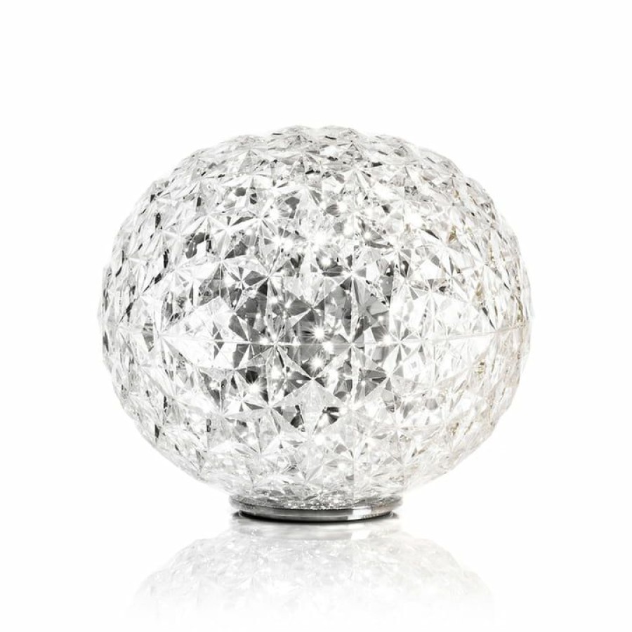 Kartell * | Discount Sale Kartell Planet Led Table Lamp, Crystal Clear