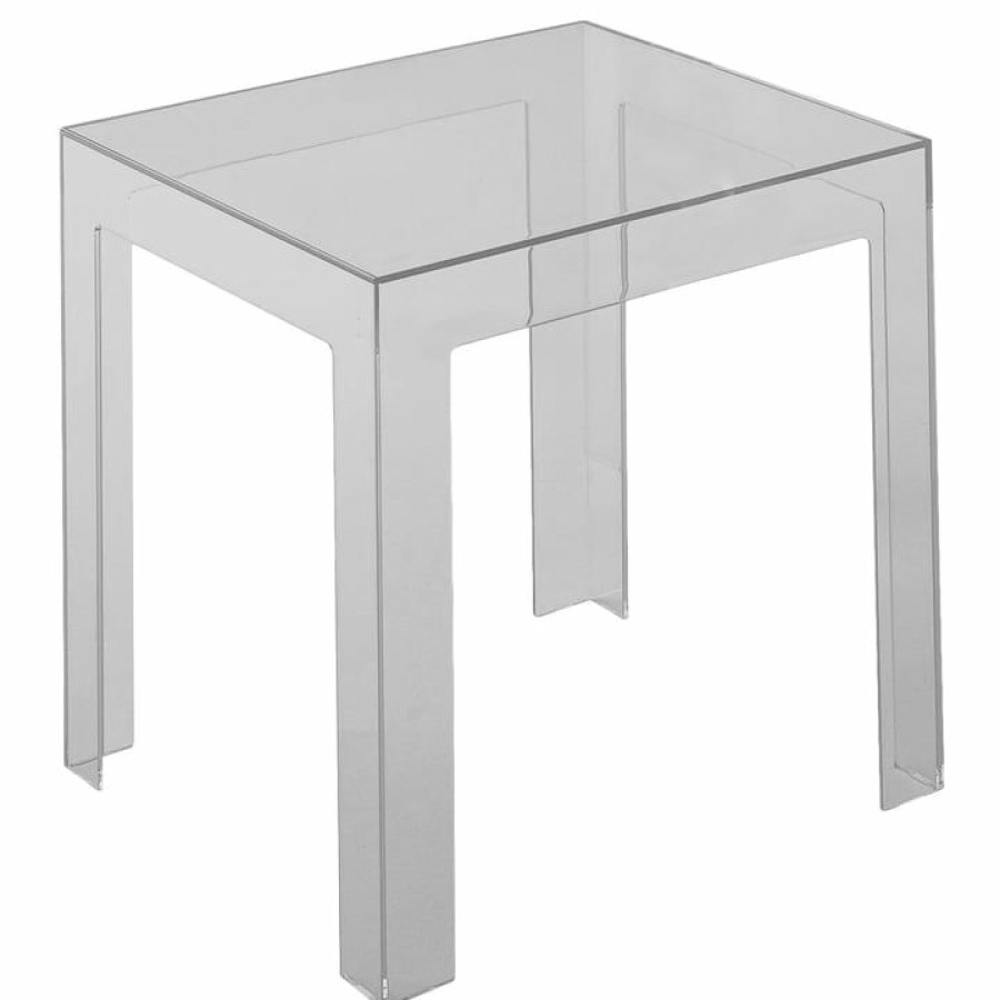 Kartell * | Featured Kartell Jolly Side Table Clear Glass