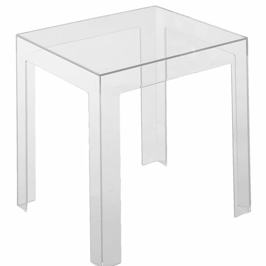 Kartell * | Featured Kartell Jolly Side Table Clear Glass